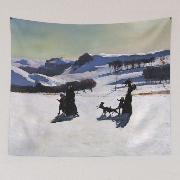 Item preview, Winter scenery - Snow Fields (Winter in the Berkshires) by Rockwell Kent  designed and sold by AR-shop.