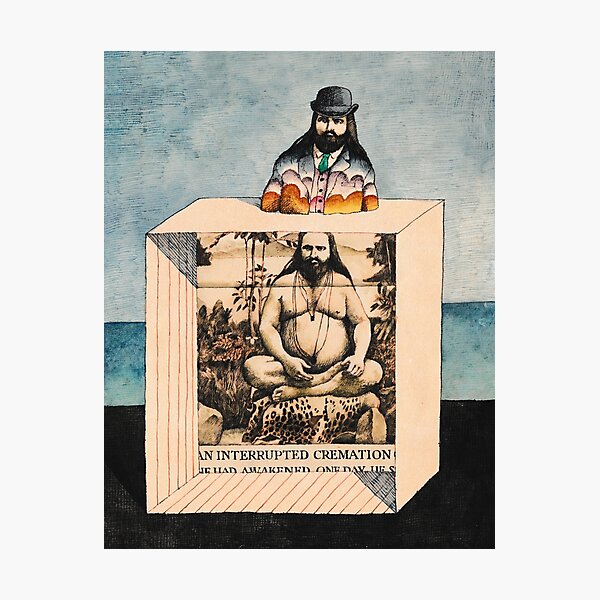 An interrupted cremation Photographic Print