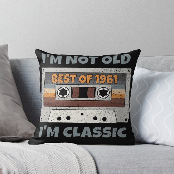 Item preview, I'M NOT OLD I'M CLASSIC BEST OF 1961 RETRO VINTAGE FUNNY DISTRESSED CASSETTE BIRTHDAY GIFT designed and sold by Kipcio.