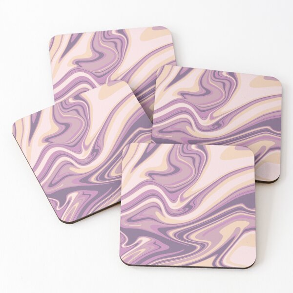 Item preview, Violet Sunset Liquid Abstract Swirls designed and sold by patternsoup.