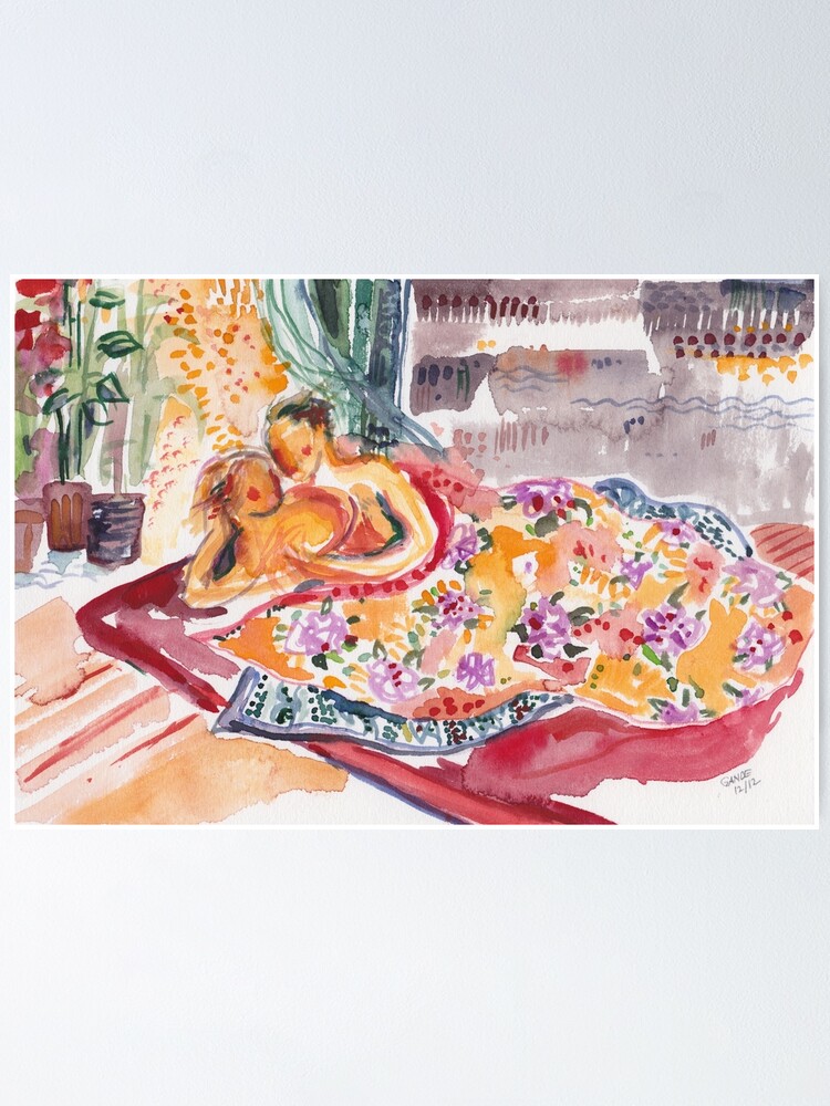Thumbnail 2 von 3, Poster, there is a bed designt und verkauft von gandix.
