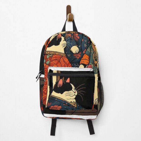 Item preview, Ukiyo-E Mafia Cat Party designed and sold by JCatDesign.