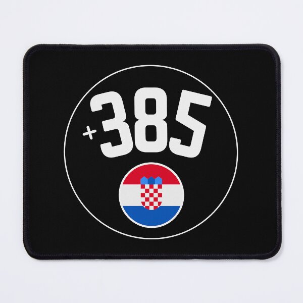 Item preview, CROATIA Hrvatska country code +385 stickers designed and sold by LeddsoDello.