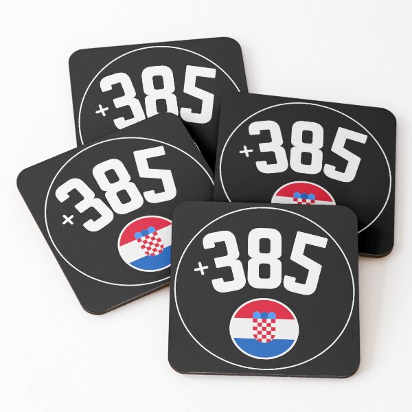 Item preview, CROATIA Hrvatska country code +385 stickers designed and sold by LeddsoDello.