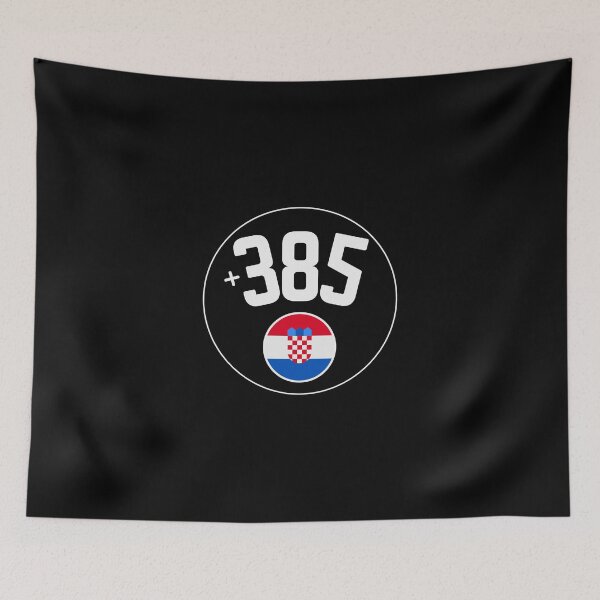 Item preview, CROATIA Hrvatska country code +385 stickers designed and sold by LeddsoDello.