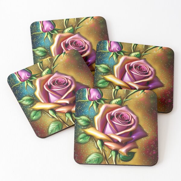 Item preview, Rose in Gold designed and sold by ArtGraffita.