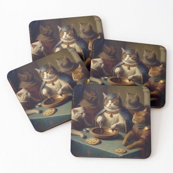 Item preview, Medieval Council of Cats designed and sold by JCatDesign.