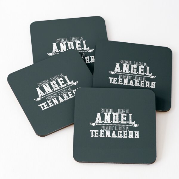 Item preview, smail like a angel , fight like a teenagers designed and sold by infinity-khd.