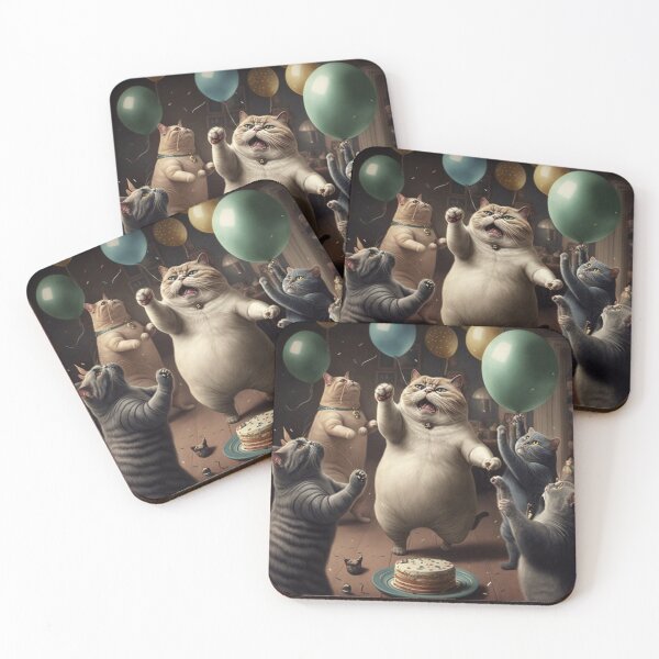Item preview, Fat Cat Birthday Party designed and sold by JCatDesign.