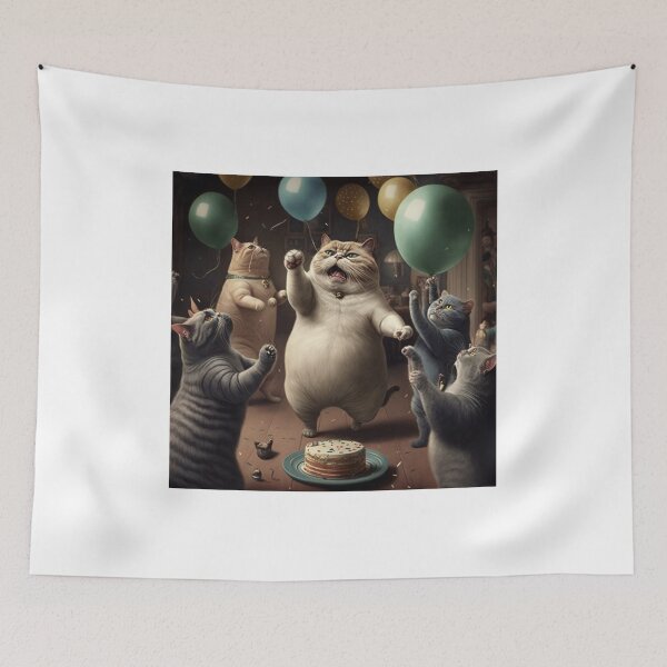 Item preview, Fat Cat Birthday Party designed and sold by JCatDesign.