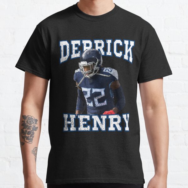 Derrick Henry Football Edit Tapestries Titans - Derrick Henry - T