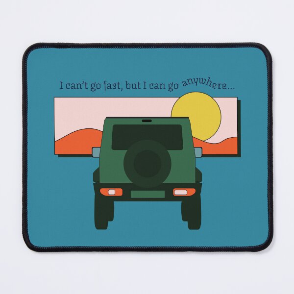 Artikelvorschau, Grüner Suzuki Jimny | Kann nicht schnell gehen, kann überall hingehen entworfen und verkauft von stoicjimny.