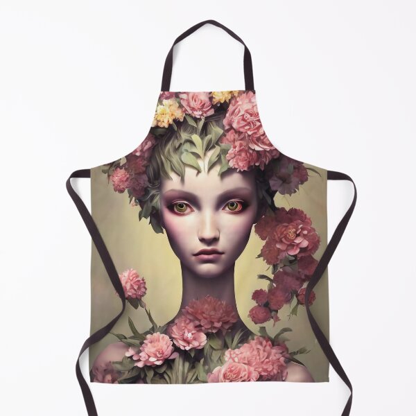 Item preview, Zaffira Flowery Girl Portrait designed and sold by Kamiri.