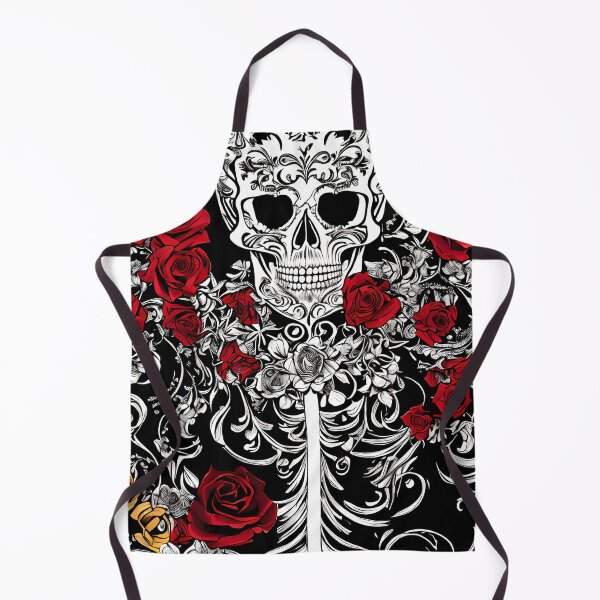 Item preview, Skull and roses designed and sold by TheArtStudios.