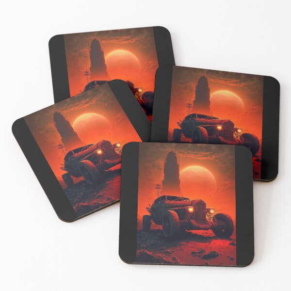 Item preview, Dystopian Sunrise: A Post-Apocalyptic Hot Rod Scene for Fans of Brutalism and American Industry #5 designed and sold by RodZnRoll.