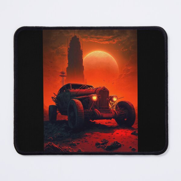 Item preview, Dystopian Sunrise: A Post-Apocalyptic Hot Rod Scene for Fans of Brutalism and American Industry #5 designed and sold by RodZnRoll.