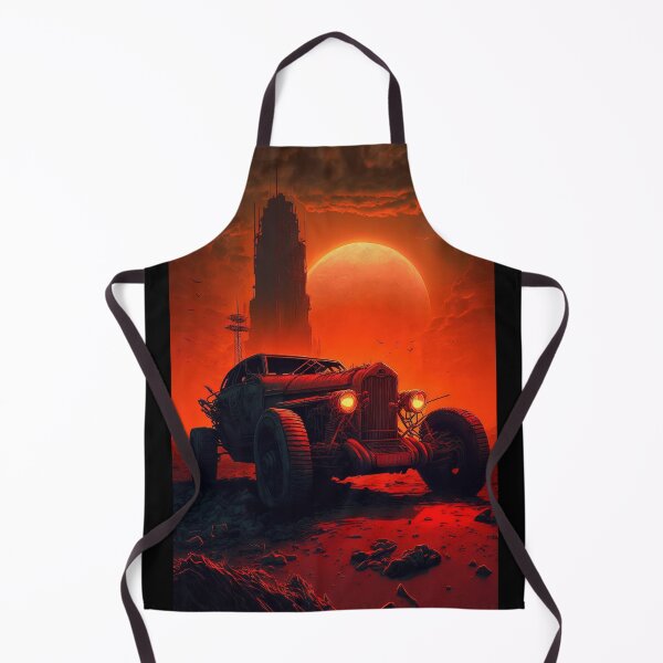Item preview, Dystopian Sunrise: A Post-Apocalyptic Hot Rod Scene for Fans of Brutalism and American Industry #5 designed and sold by RodZnRoll.