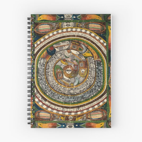 Item preview, Adolf Wölfli The wall clock=snake. An hour long designed and sold by TeeARTHY.