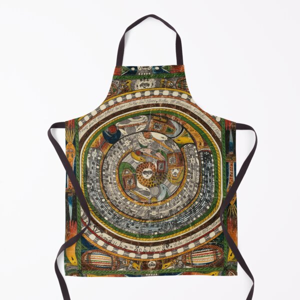 Item preview, Adolf Wölfli The wall clock=snake. An hour long designed and sold by TeeARTHY.