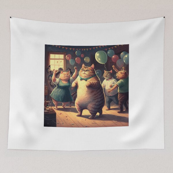 Item preview, Fat Cat Birthday Party designed and sold by JCatDesign.