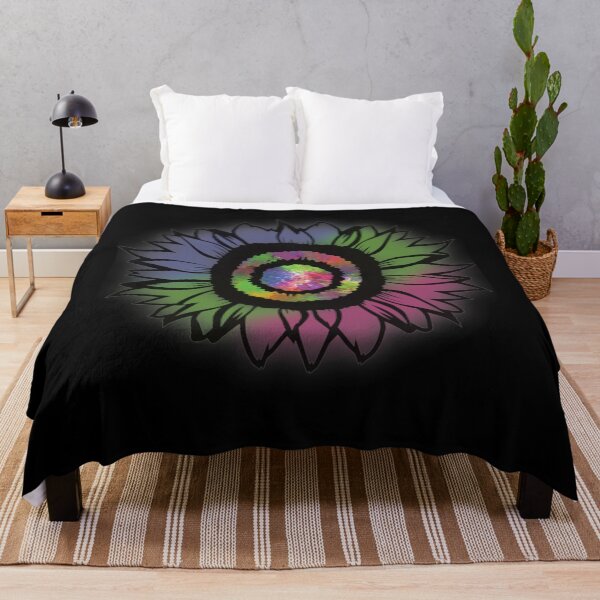 Item preview, Cool Watercolor Sunflower Rainbow Design designed and sold by Xx4thseasonxX.