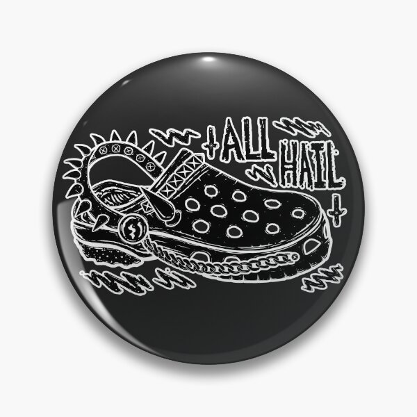 Item preview, All Hail The Goth Croc designed and sold by Soaked-N-Bleach.
