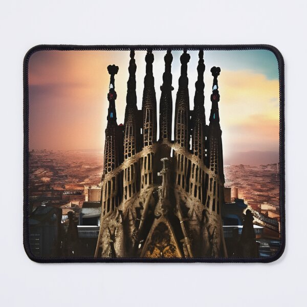 Artikelvorschau, Die von künstlicher Intelligenz generierte Sagrada Familia entworfen und verkauft von megadrina.