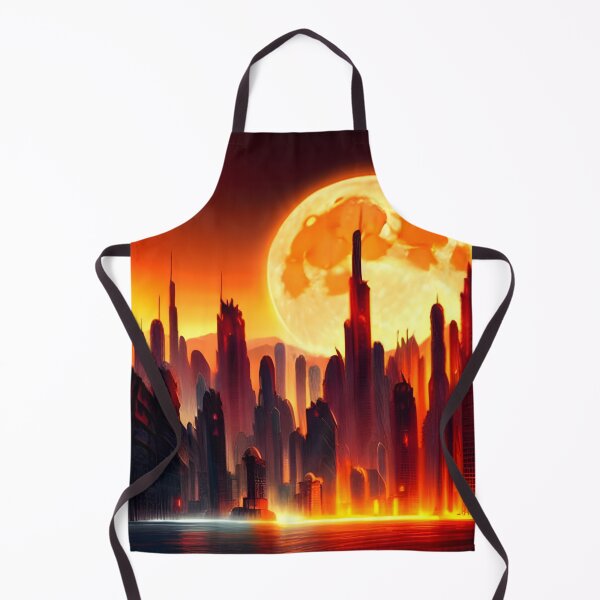 Item preview, Burning city generated by artificial intelligence designed and sold by megadrina.