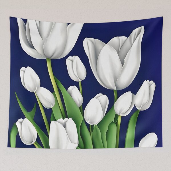 Item preview, Beautiful white tulips  designed and sold by gramizzia.