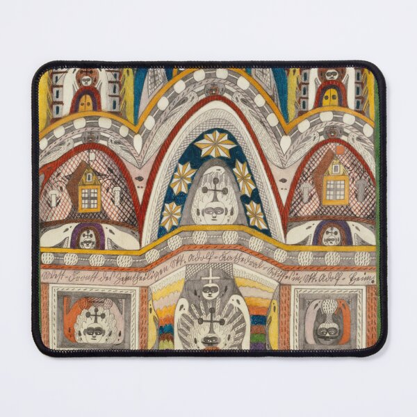 Item preview, Adolf Wölfli West=Front of the Tithe Holy Skt. Adolf=Cathedral=Ship in, Skt. Adolf=Home designed and sold by TeeARTHY.