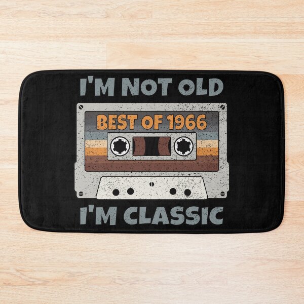 Item preview, I'M NOT OLD I'M CLASSIC BEST OF 1966 RETRO VINTAGE FUNNY DISTRESSED CASSETTE BIRTHDAY GIFT designed and sold by Kipcio.