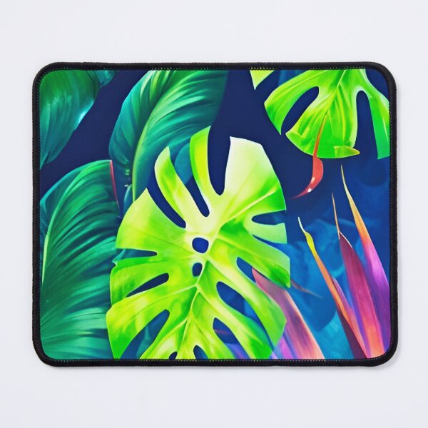 Item preview, Tropical leaves jungle landscape designed and sold by Ascooepics.