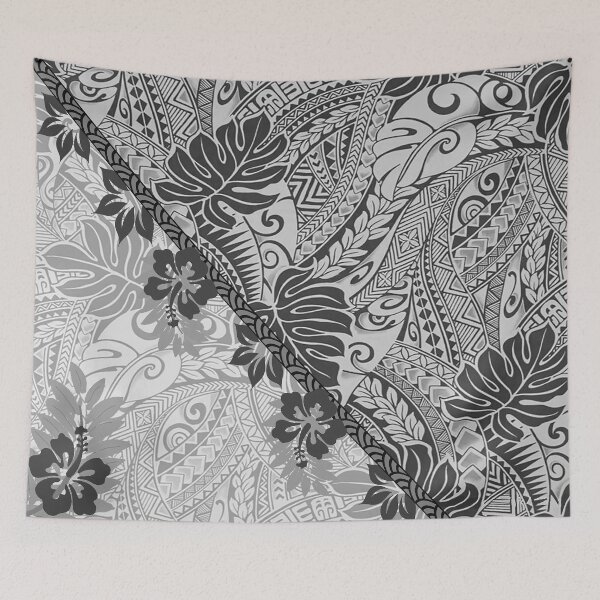 Item preview, Black Lava and Botanical Tapa Fusioin designed and sold by J Marielle Designs.