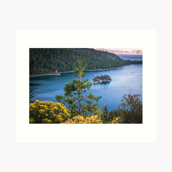 Item preview, Shimmering Blue Waters Of Lake Tahoe Emerald Bay designed and sold by Gregory Ballos.