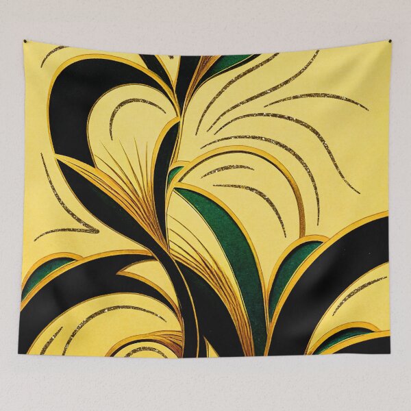 Item preview, Romantic Art Deco Sophisticated Floral And Leaf Designs designed and sold by DEC02.