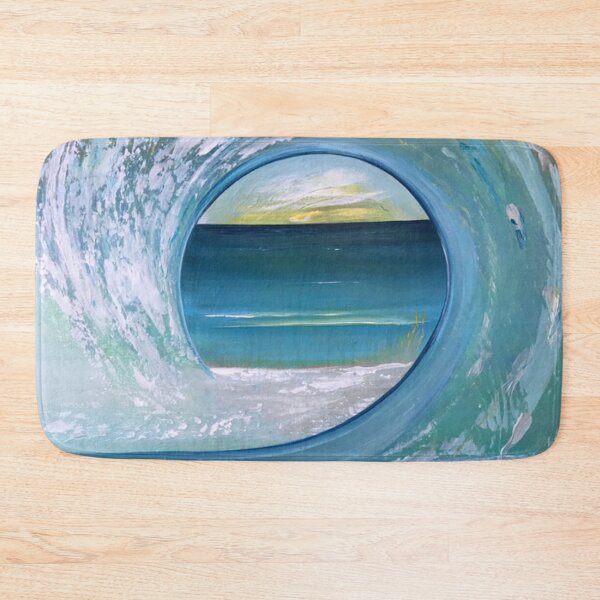 Item preview, Ocean Art, Coastal Decor, Abstract Wave Painting, Sunrise Abstract, Original Beach Art Gifts designed and sold by KirwanArt.