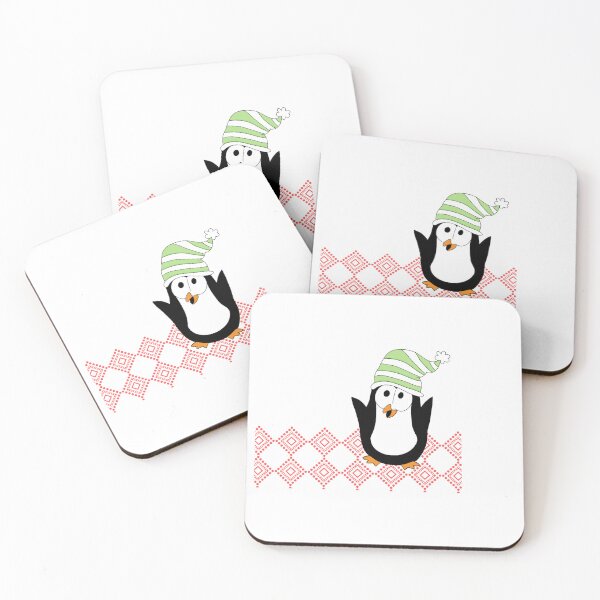 Aperçu de l'œuvre Pingouin d'hiver confortable - Pingouin heureux et mignon par temps froid créée et vendue par Firejuice.