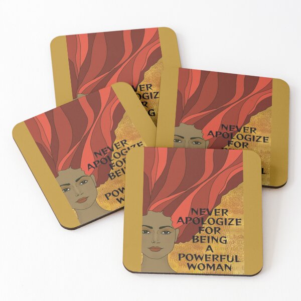 Item preview, Radical Feminist Quote - Never Apologize For Being A Powerful Woman designed and sold by LethalPixieDust.