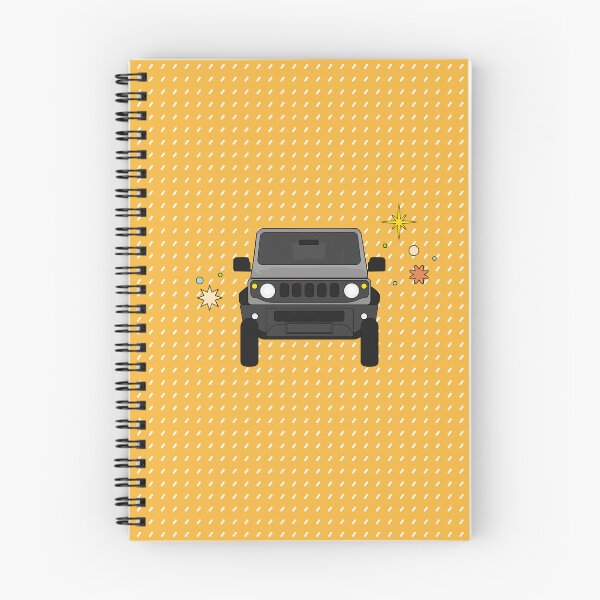 Item preview, Medium Grey Suzuki Jimny - Yellow Dotted Pattern designed and sold by stoicjimny.