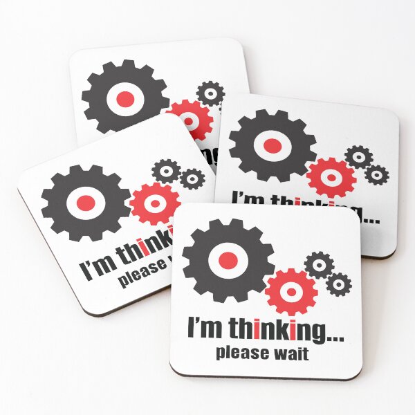 Item preview, I'm thinking please wait -  moving cogs  designed and sold by BuxomBabe21.