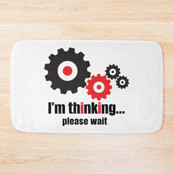 Item preview, I'm thinking please wait -  moving cogs  designed and sold by BuxomBabe21.