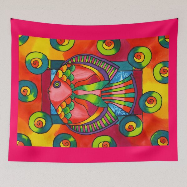 Item preview, Funky Fish Right Side Belize designed and sold by caribbeancolors.