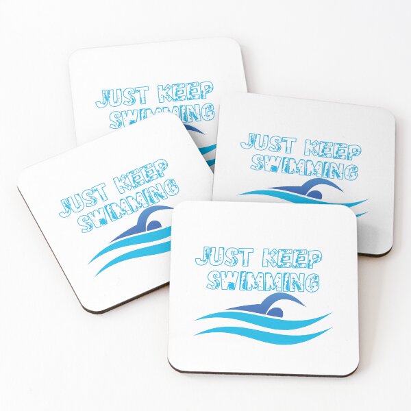 Item preview,  Swimmer Quote : Just keep Swimming  designed and sold by skolfid brows ⭐⭐⭐⭐⭐ (5.0).