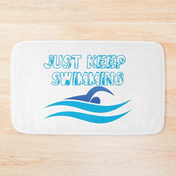 Item preview,  Swimmer Quote : Just keep Swimming  designed and sold by skolfid brows ⭐⭐⭐⭐⭐ (5.0).
