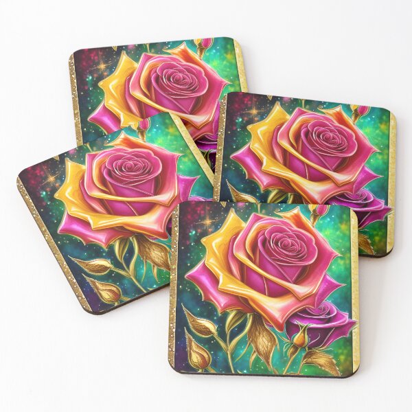 Item preview, Rose in Gold designed and sold by ArtGraffita.