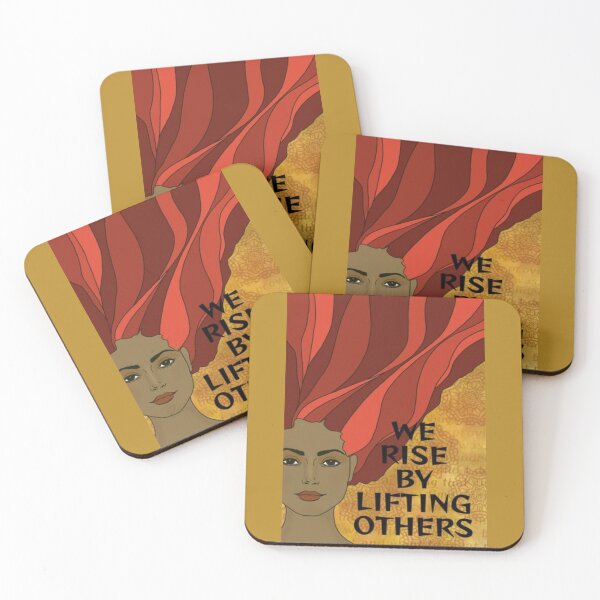 Item preview, Radical Feminist Quote - We Rise By Lifting Others designed and sold by LethalPixieDust.
