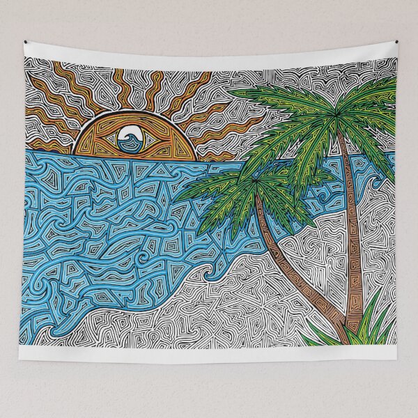 Item preview, Space Beach in Color designed and sold by Astrid Manuel.