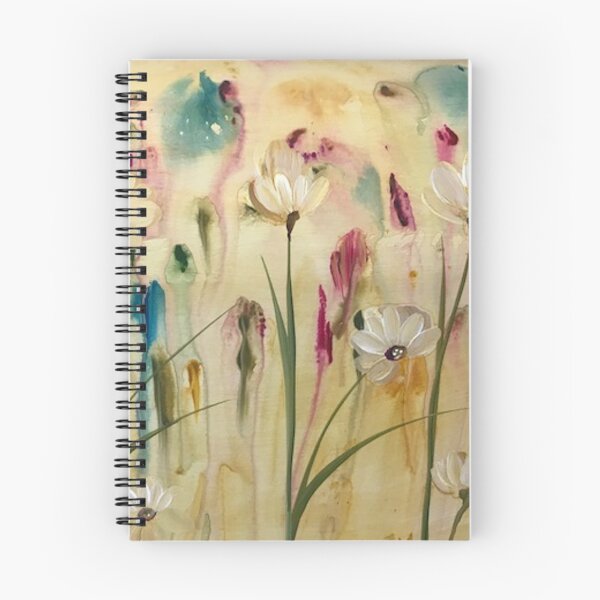 Item preview, Wildflowers Art, Abstract Floral Painting, Lisa Kirwan Art Designs, Colorful Unique Wildflowers designed and sold by KirwanArt.