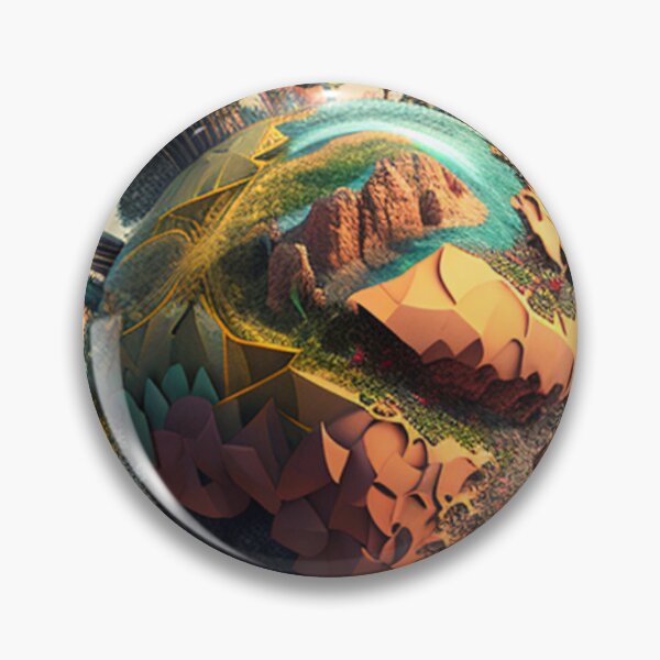 Item preview, Miniature  Globe with Clashing Desert Biomes designed and sold by IllReputes.