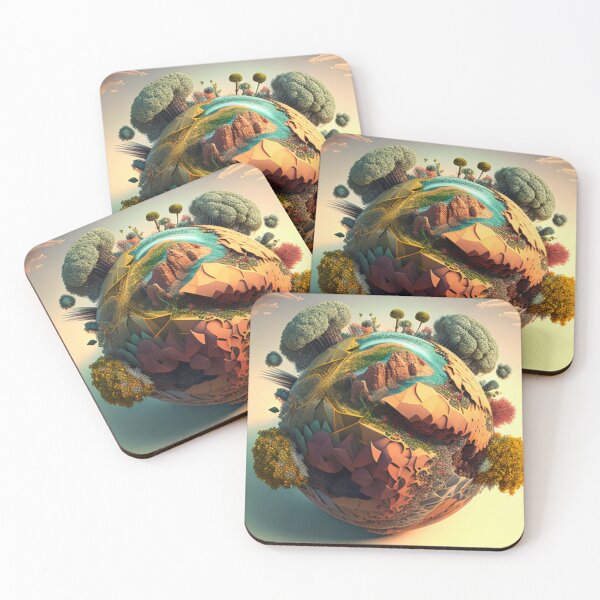 Item preview, Miniature  Globe with Clashing Desert Biomes designed and sold by IllReputes.